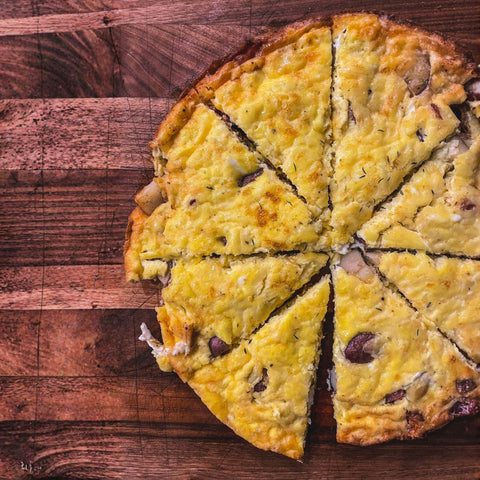 Bacon Gruyere Frittata - Olive Branch Oil & Spice