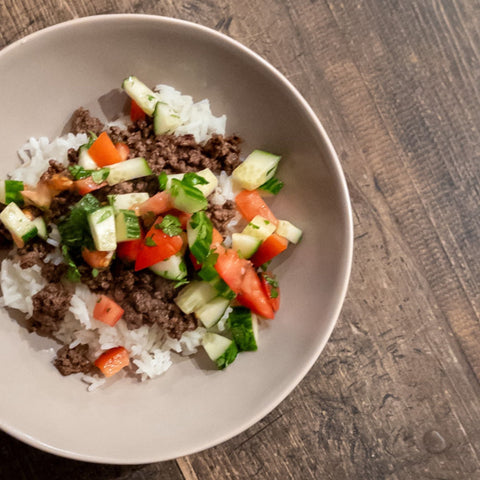 Beef Shawarma Bowl - Olive Branch Oil & Spice