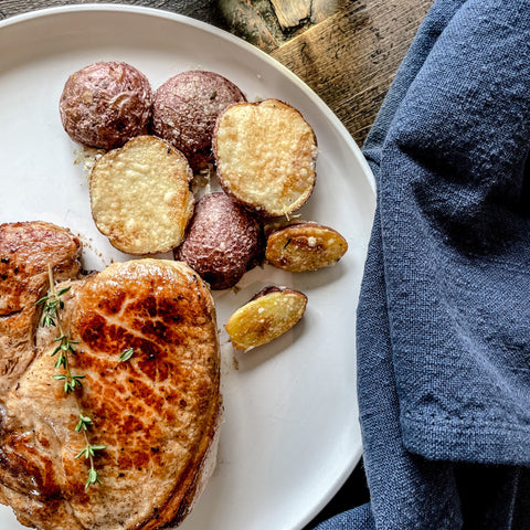 Brined Pork Chops - Olive Branch Oil & Spice