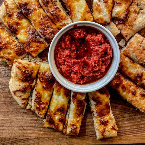 Cheesy Garlic Dippers - Olive Branch Oil & Spice