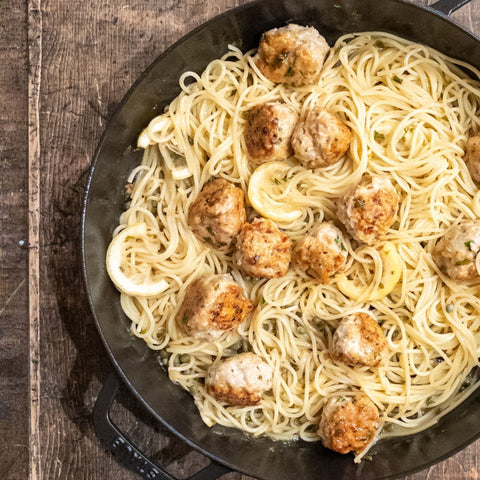 Chicken Piccata Meatballs