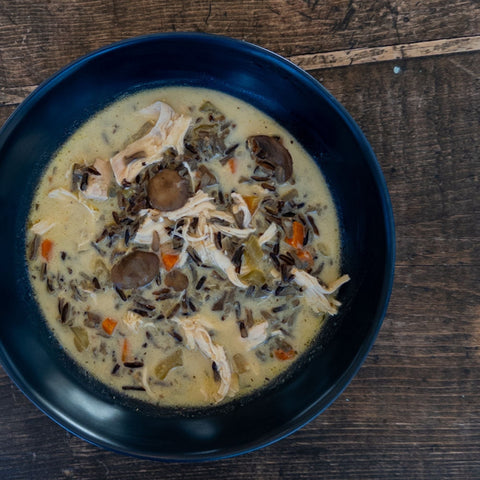 Chicken Wild Rice Soup - Olive Branch Oil & Spice