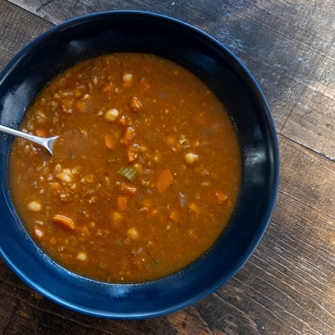 Chickpea and Farro Soup