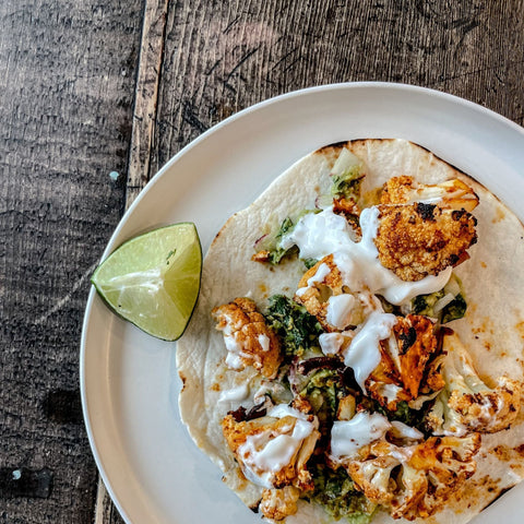 Chile Lime Cauliflower Tacos