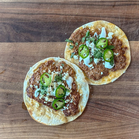 Crispy Chorizo Tacos