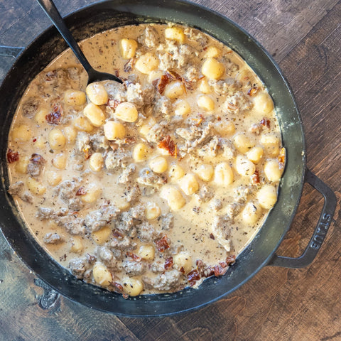 Creamy Tuscan Gnocchi - Olive Branch Oil & Spice