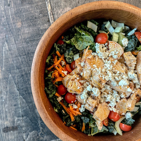 Grilled Buffalo Chicken Salad - Olive Branch Oil & Spice