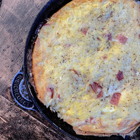 Ham and Cheese Frittata - Olive Branch Oil & Spice
