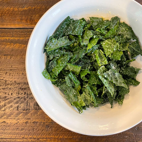 Kale Parmesan Salad - Olive Branch Oil & Spice