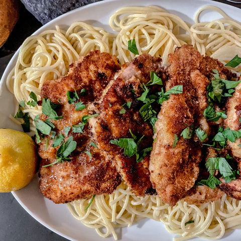 Lemon Chicken with Pasta - Olive Branch Oil & Spice
