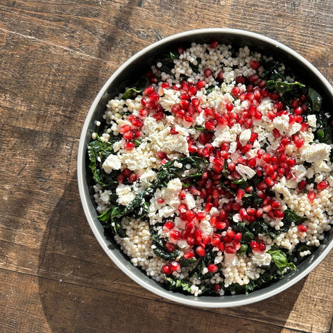 Pomegranate Kale Salad - Olive Branch Oil & Spice