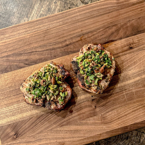 Pork Chops with Capers and Olives - Olive Branch Oil & Spice