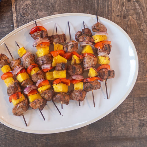 Pork and Pineapple Skewers