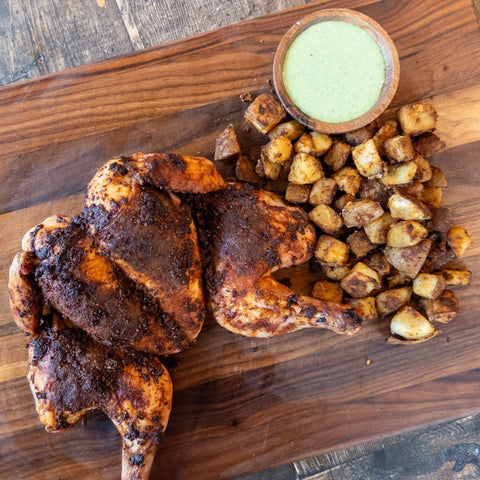 Portuguese Chicken with Crispy Potatoes