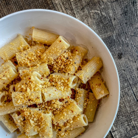 Spicy Garlic Butter Pasta - Olive Branch Oil & Spice