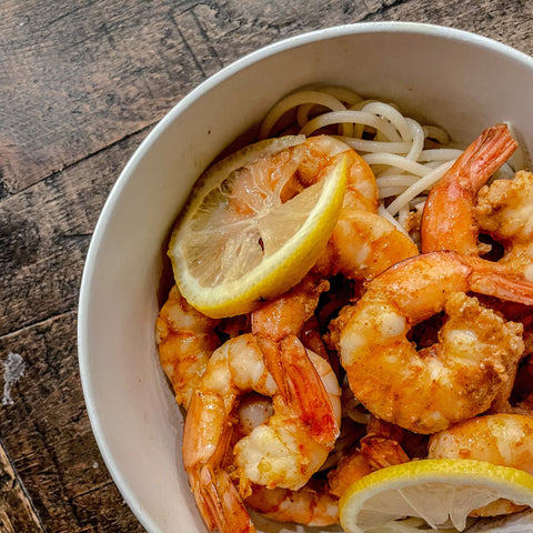 Spicy Garlic Butter Shrimp - Olive Branch Oil & Spice