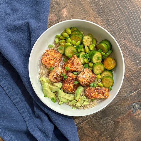 Spicy Salmon Bowl - Olive Branch Oil & Spice