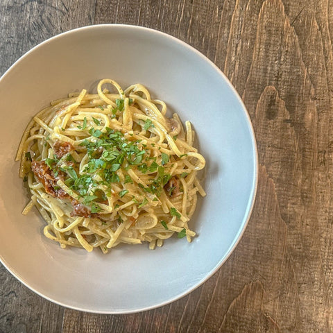 Linguine Risotto with Sundried Tomatoes - Olive Branch Oil & Spice