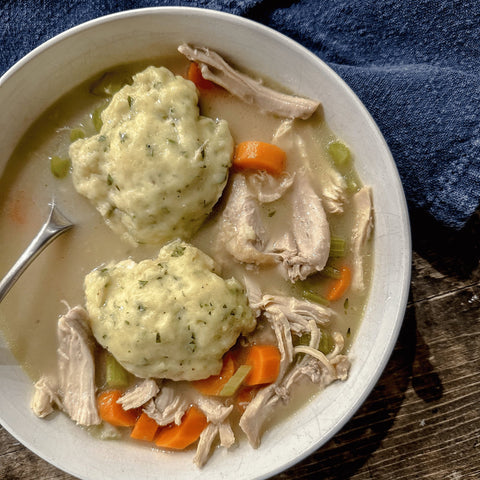 Chicken and Dumplings - Olive Branch Oil & Spice