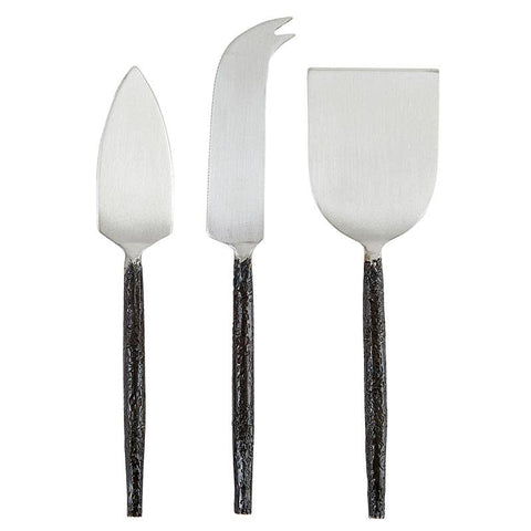 Black Steel Cheese Knives