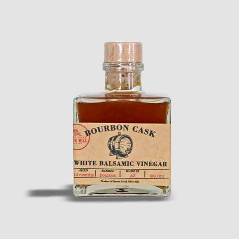 Bourbon Cask White Balsamic Vinegar -Olive Branch Oil & Spice