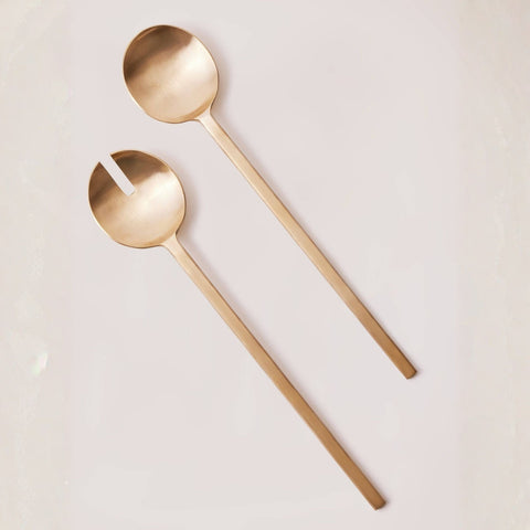 Brass Salad Servers