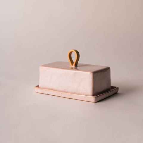 Stoneware Butter Dish