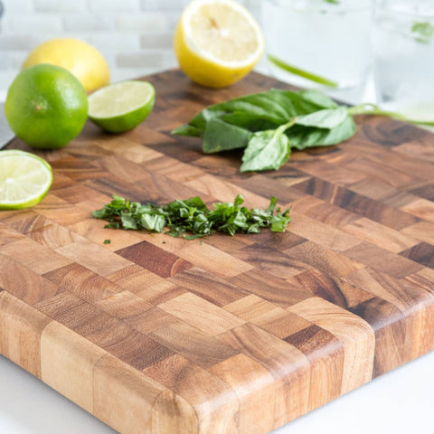 End Grain Acacia Chopping Block