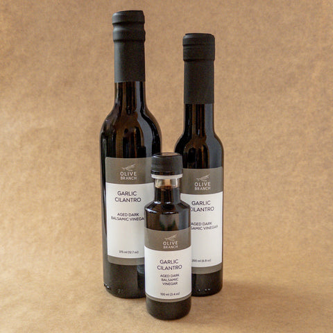 Garlic Cilantro Aged Dark Balsamic Vinegar