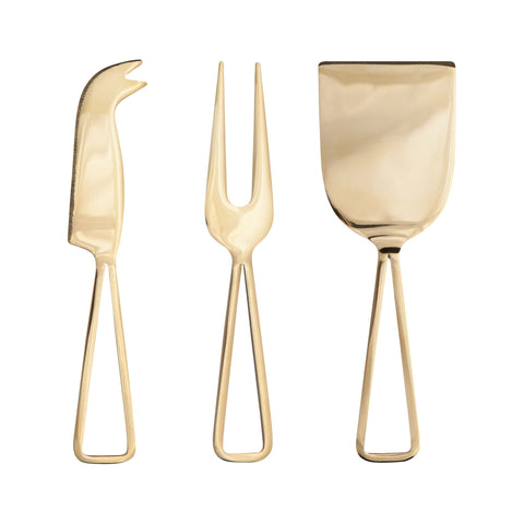 Gold Cheese Knives