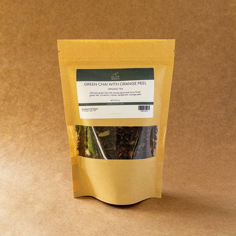 Green Chai with Orange Peel