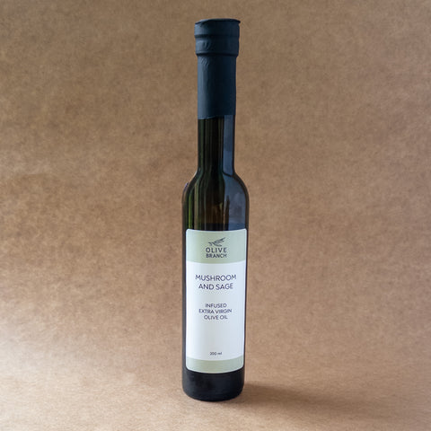 Mushroom and Sage Infused Extra Virgin Olive Oil
