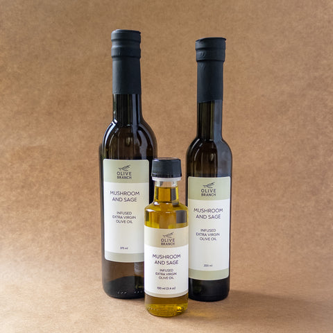 Mushroom and Sage Infused Extra Virgin Olive Oil