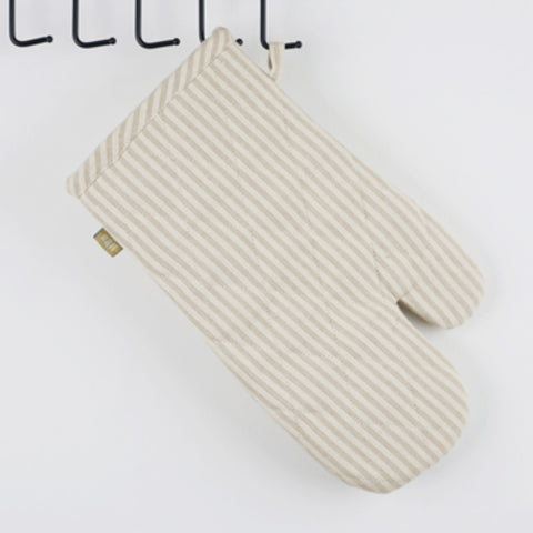 Striped Oven Mitt