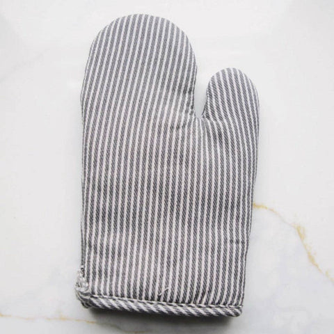 Simple Striped Oven Mitt