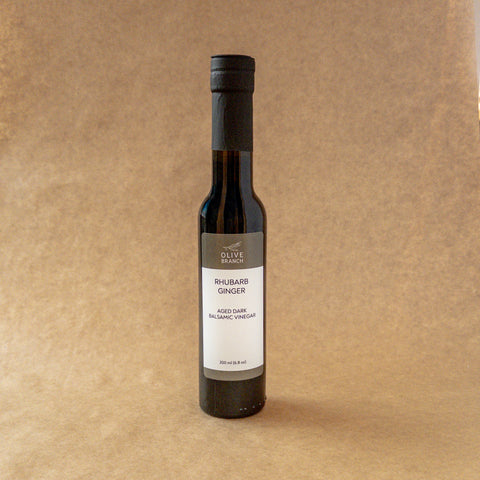 Rhubarb Ginger Aged Dark Balsamic Vinegar