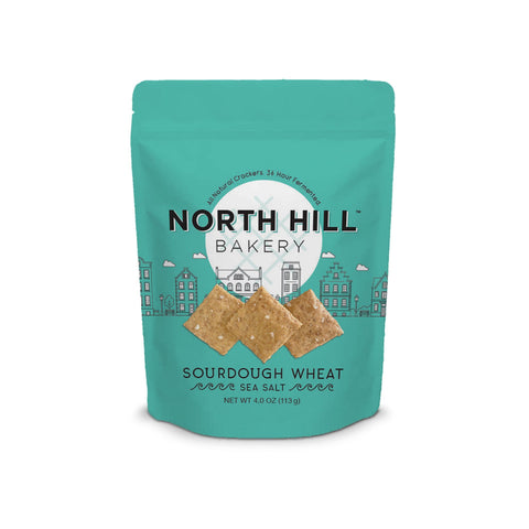 Sea Salt Sourdough Crackers