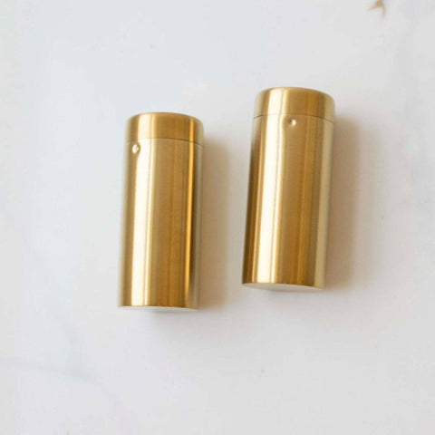Gold Salt and Pepper Shakers