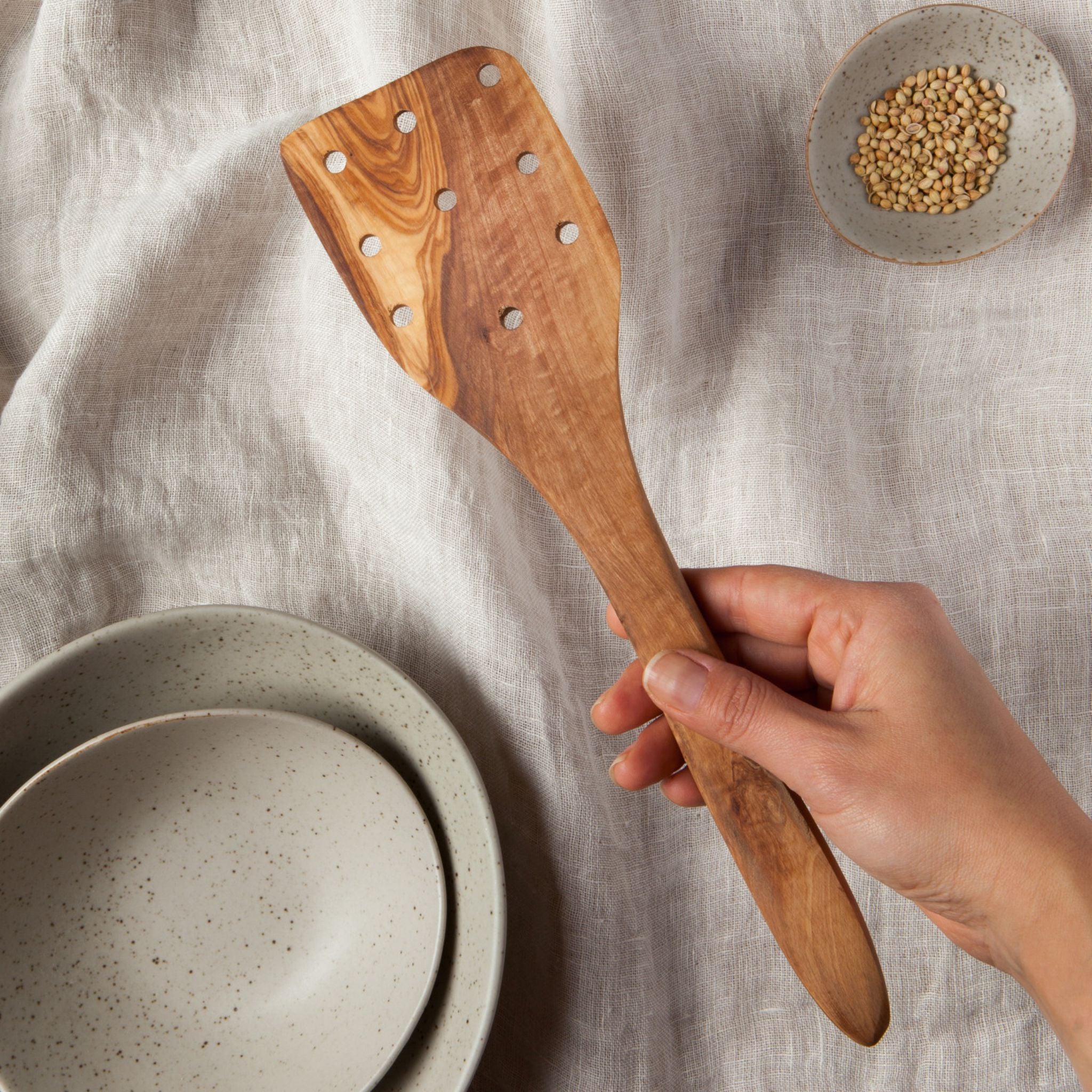 Olive Branch Oil & Spice Slotted Spatula
