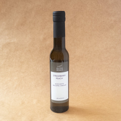 Strawberry Peach Aged White Balsamic Vinegar