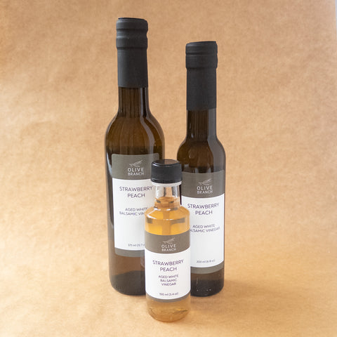 Strawberry Peach Aged White Balsamic Vinegar