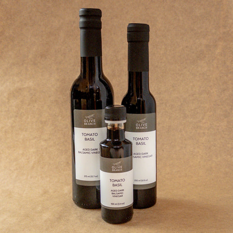 Tomato Basil Aged Dark Balsamic Vinegar