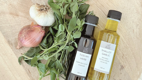 Tuscan Herb and Shallot Garlic Perfect Pair - Olive Branch Oil & Spice