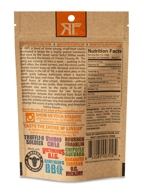 Habanero Escobar Beef Jerky