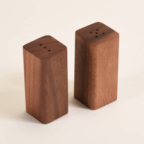 Acacia Salt & Pepper Shakers - Olive Branch Oil & Spice